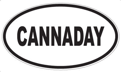 CANNADAY - Oval Sticker