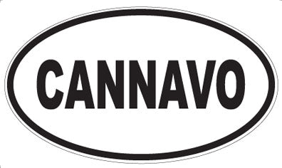 CANNAVO - Oval Magnet