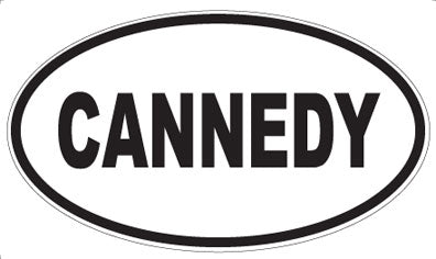 CANNEDY - Oval Magnet