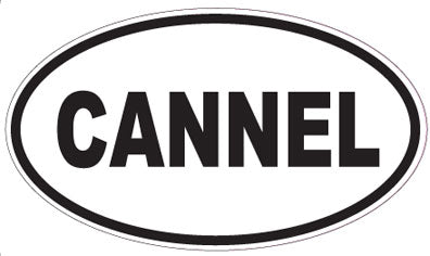 CANNEL - Oval Sticker