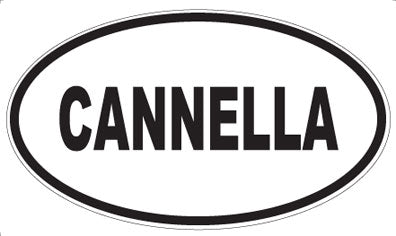 CANNELLA - Oval Sticker