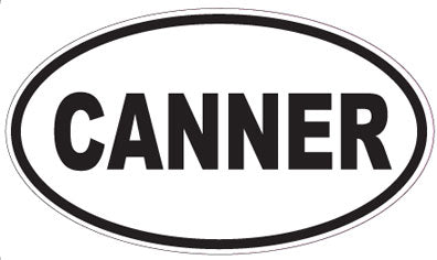CANNER - Oval Sticker