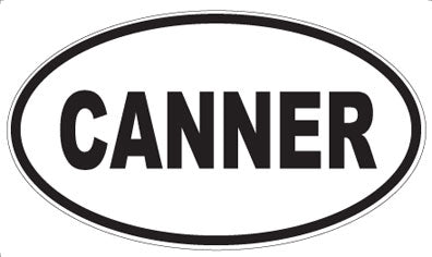 CANNER - Oval Magnet