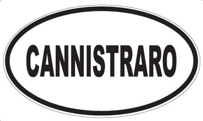 CANNISTRARO - Oval Sticker