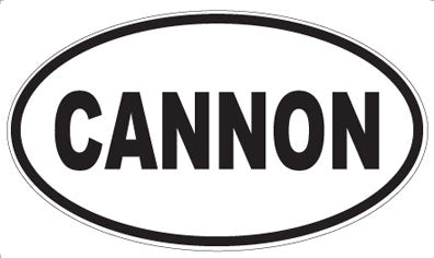 CANNON - Oval Magnet