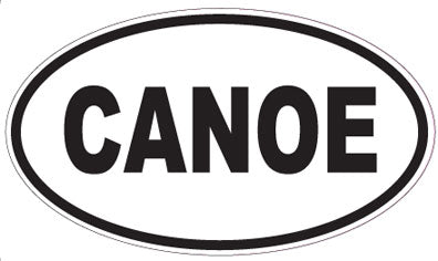 CANOE - Oval Magnet