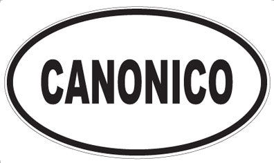 CANONICO - Oval Magnet