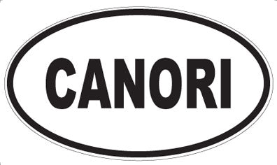 CANORI - Oval Sticker