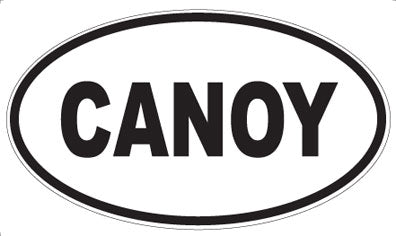 CANOY - Oval Magnet