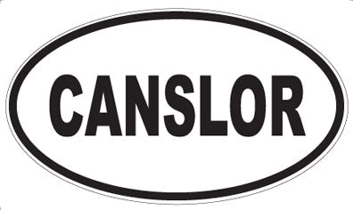 CANSLOR - Oval Magnet
