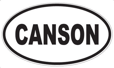 CANSON - Oval Sticker