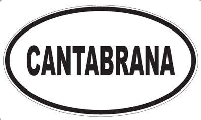 CANTABRANA - Oval Magnet