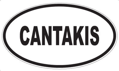 CANTAKIS - Oval Magnet