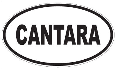 CANTARA - Oval Magnet