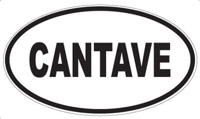 CANTAVE - Oval Magnet