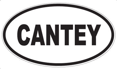 CANTEY - Oval Magnet
