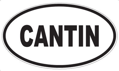 CANTIN - Oval Sticker