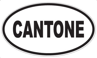 CANTONE - Oval Magnet