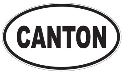 CANTON - Oval Magnet