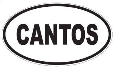 CANTOS - Oval Magnet