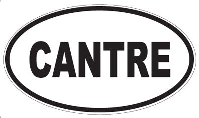 CANTRE - Oval Sticker