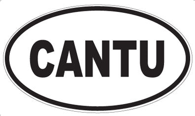 CANTU - Oval Sticker