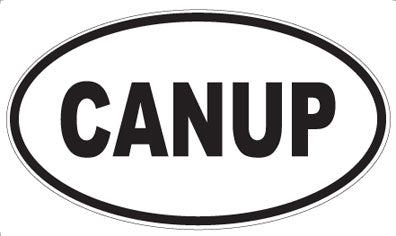 CANUP - Oval Magnet