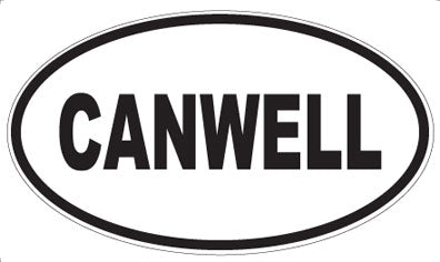 CANWELL - Oval Sticker