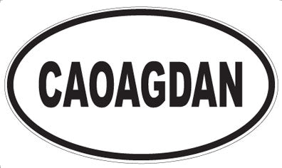CAOAGDAN - Oval Magnet