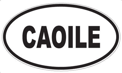CAOILE - Oval Sticker