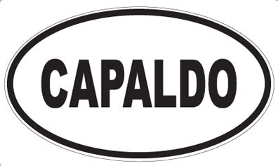 CAPALDO - Oval Magnet