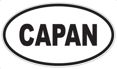 CAPAN - Oval Sticker