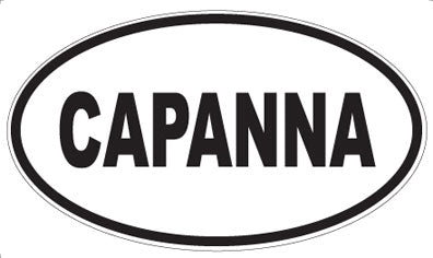 CAPANNA - Oval Magnet