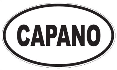 CAPANO - Oval Magnet