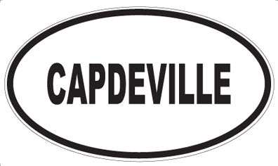 CAPDEVILLE - Oval Magnet