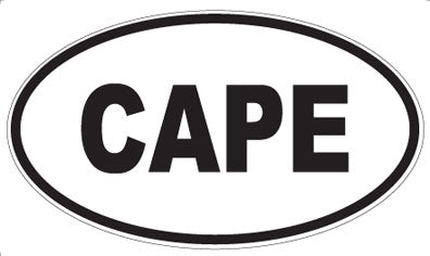 CAPE - Oval Magnet