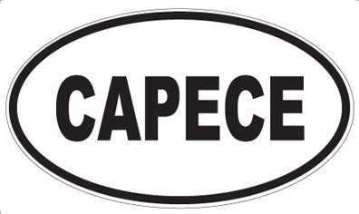 CAPECE - Oval Magnet