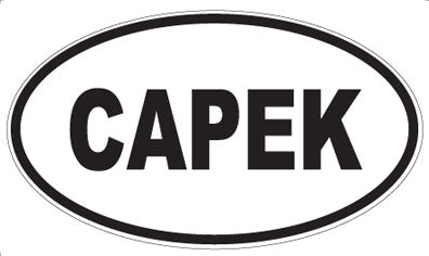 CAPEK - Oval Magnet