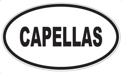 CAPELLAS - Oval Magnet