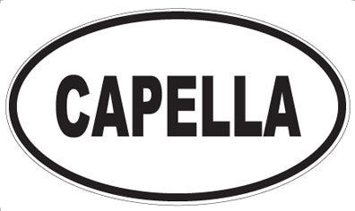 CAPELLA - Oval Magnet