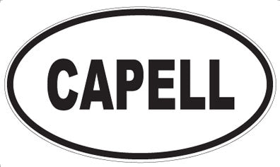 CAPELL - Oval Magnet