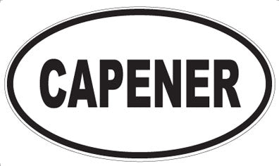 CAPENER - Oval Sticker