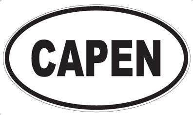 CAPEN - Oval Magnet