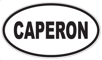 CAPERON - Oval Magnet