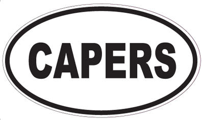 CAPERS - Oval Sticker