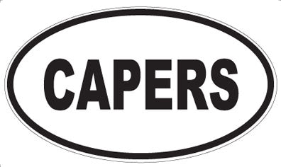 CAPERS - Oval Magnet