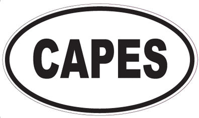 CAPES - Oval Magnet