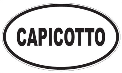 CAPICOTTO - Oval Sticker
