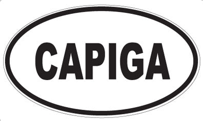 CAPIGA - Oval Sticker