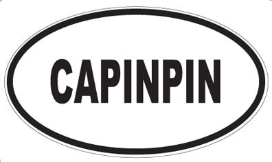 CAPINPIN - Oval Magnet